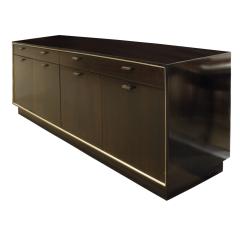 Harvey Probber Harvey Probber Credenza in Dark Mahogany 1950s signed  - 630435