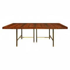 Harvey Probber Harvey Probber Dining Table in Brazilian Rosewood 1950s signed  - 996743
