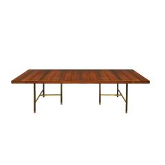 Harvey Probber Harvey Probber Dining Table in Brazilian Rosewood 1950s signed  - 996745