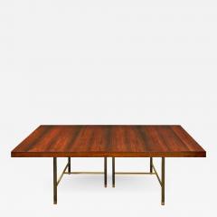 Harvey Probber Harvey Probber Dining Table in Brazilian Rosewood 1950s signed  - 997668