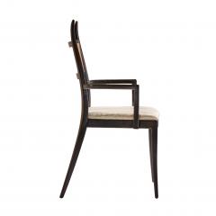 Harvey Probber Harvey Probber Gazelle Mid Century Ebonized Mahogany Dining Chairs Set of 6 - 4439664