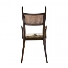 Harvey Probber Harvey Probber Gazelle Mid Century Ebonized Mahogany Dining Chairs Set of 6 - 4439665