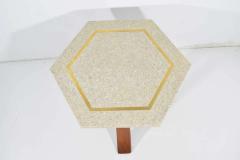 Harvey Probber Harvey Probber Hexagonal Terrazzo Side Table - 1255218