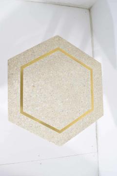 Harvey Probber Harvey Probber Hexagonal Terrazzo Side Table - 1255228