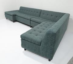 Harvey Probber Harvey Probber Iconic Architectural Angle Sofa in Wool Upholstery - 3577678