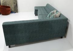 Harvey Probber Harvey Probber Iconic Architectural Angle Sofa in Wool Upholstery - 3577683