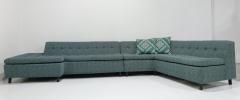 Harvey Probber Harvey Probber Iconic Architectural Angle Sofa in Wool Upholstery - 3577686