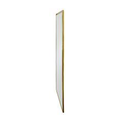 Harvey Probber Harvey Probber Large Rectangular Mirror with Brass Frame 1950s - 950321