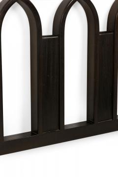 Harvey Probber Harvey Probber Mid Century American Arch King Size Walnut Headboard - 4272458