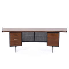 Harvey Probber Harvey Probber Mid Century Rosewood Curved Executive Desk - 3975713