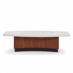 Harvey Probber Harvey Probber Mid Century Terrazzo and Walnut Coffee Table - 4298457