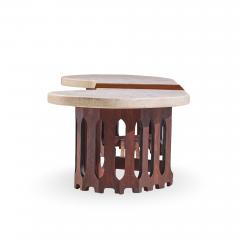 Harvey Probber Harvey Probber Mid Century Walnut and Terrazzo Marble Top Coffee Table - 4492621