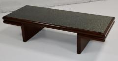 Harvey Probber Harvey Probber Modernist Mahogany Coffee Table With Resin Top - 3261982