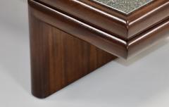 Harvey Probber Harvey Probber Modernist Mahogany Coffee Table With Resin Top - 3261990