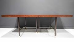 Harvey Probber Harvey Probber Rosewood Dining Table with Brass Trim - 2254399