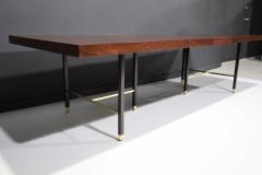 Harvey Probber Harvey Probber Rosewood Dining Table with Brass Trim - 2254407