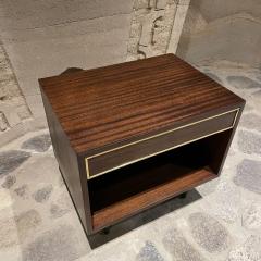 Harvey Probber Harvey Probber Sophisticated Modern Mahogany Nightstand 1950s Fall River Mass - 2534423