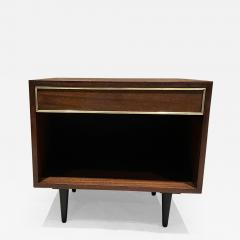 Harvey Probber Harvey Probber Sophisticated Modern Mahogany Nightstand 1950s Fall River Mass - 2536981