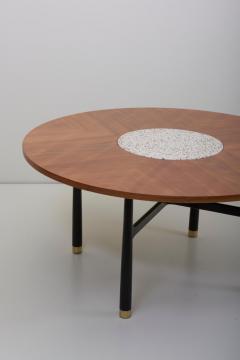 Harvey Probber Huge Harvey Probber Walnut and Terrazzo Marble Table - 748446