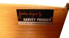 Harvey Probber Leather Faced Probber Cabinet - 1240415