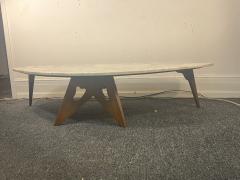 Harvey Probber MONUMENTAL MID CENTURY MARBLE BOOMERANG COFFEE TABLE - 3997510