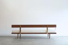 Harvey Probber Mahogany and Brass Daybed by Harvey Probber C 1950s - 4225989