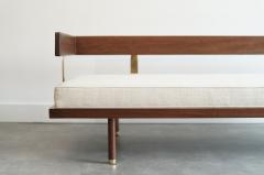 Harvey Probber Mahogany and Brass Daybed by Harvey Probber C 1950s - 4225992