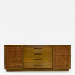 Harvey Probber Mid century Modern Harvey Probber Dresser in Bleached Mahogany Cane Doors - 3539218