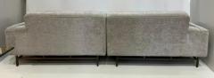 Harvey Probber Mid century Modern Sofa Newly Upholstered Brass Stretcher - 3528418