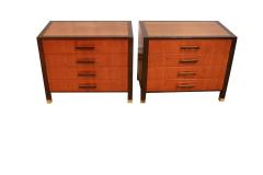 Harvey Probber Pair Mid Century Harvey Probber Nightstands End Tables - 2997338