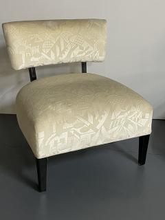 Harvey Probber Pair Mid Century Modern Organic Form Harvey Probber Style Lounge Slipper Chair - 2672946