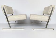 Harvey Probber Pair of Harvey Probber Cantilever Slipper Lounge Chairs - 1020462