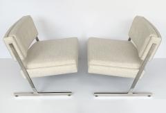 Harvey Probber Pair of Harvey Probber Cantilever Slipper Lounge Chairs - 1020463