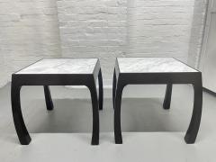 Harvey Probber Pair of Harvey Probber Marble Top End Tables - 3004876