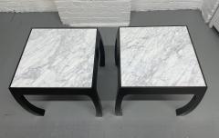 Harvey Probber Pair of Harvey Probber Marble Top End Tables - 3004879