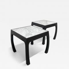 Harvey Probber Pair of Harvey Probber Marble Top End Tables - 3005498