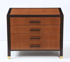 Harvey Probber Pair of Harvey Probber Nightstands End Cabinets in Walnut Ebonized Mahogany - 1062487