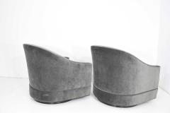 Harvey Probber Pair of Harvey Probber Swivel Lounge Chairs - 1105490