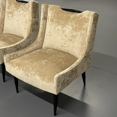 Harvey Probber Pair of Mid Century Modern Slipper Lounge Chairs Harvey Probber Style American - 2488728