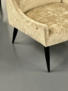 Harvey Probber Pair of Mid Century Modern Slipper Lounge Chairs Harvey Probber Style American - 2488738