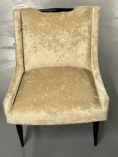 Harvey Probber Pair of Mid Century Modern Slipper Lounge Chairs Harvey Probber Style American - 2488740