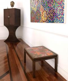 Harvey Probber Rare Table with Enamel Copper Top by Harvey Probber - 324225