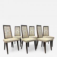 Harvey Probber Set of Six Classic Dining Chairs by Harvey Probber - 3479260