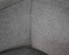 Harvey Probber Set of Swivel Chairs in Walnut and Linen by Harvey Probber C 1950s - 4599335