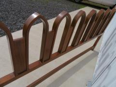 Harvey Probber Stunning Cathedral Style Walnut Kingsize Headboard Mid Century Modern - 2707674