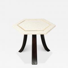 Harvey Probber TERRAZZO AND BRASS INLAY TABLE - 4626989