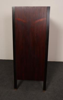 Harvey Probber Vintage Six Drawer Rosewood and Mahogany Highboy Chest Dresser by Harvey Probber - 4611190