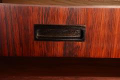 Harvey Probber Vintage Six Drawer Rosewood and Mahogany Highboy Chest Dresser by Harvey Probber - 4611194