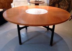 Harvey Probber Walnut Center Table with Stone Insert by Harvey Probber - 108429