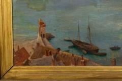 Haughton Fitzgerald English Victorian Fisherman Boat Painting - 4651271